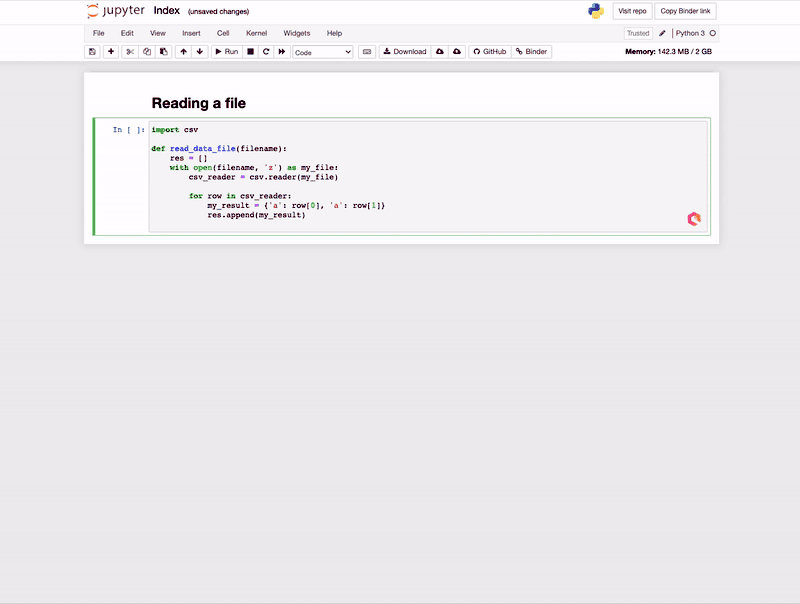 Jupyter notebook code analysis