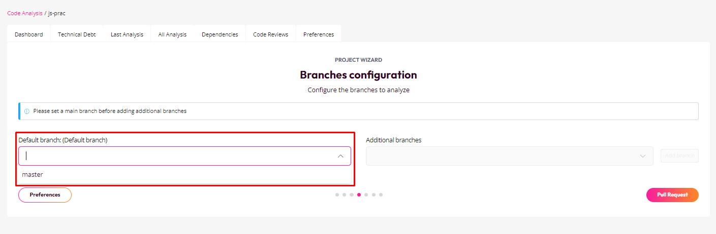 Codiga code analysis tool - step 3 5