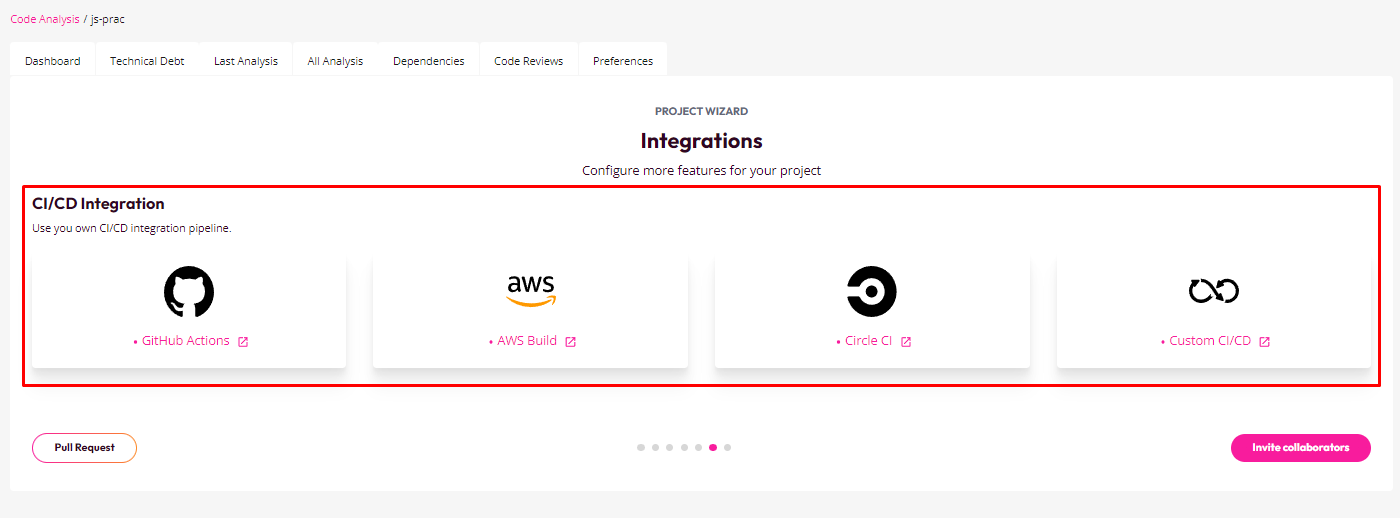 Codiga code analysis tool - step 3 7