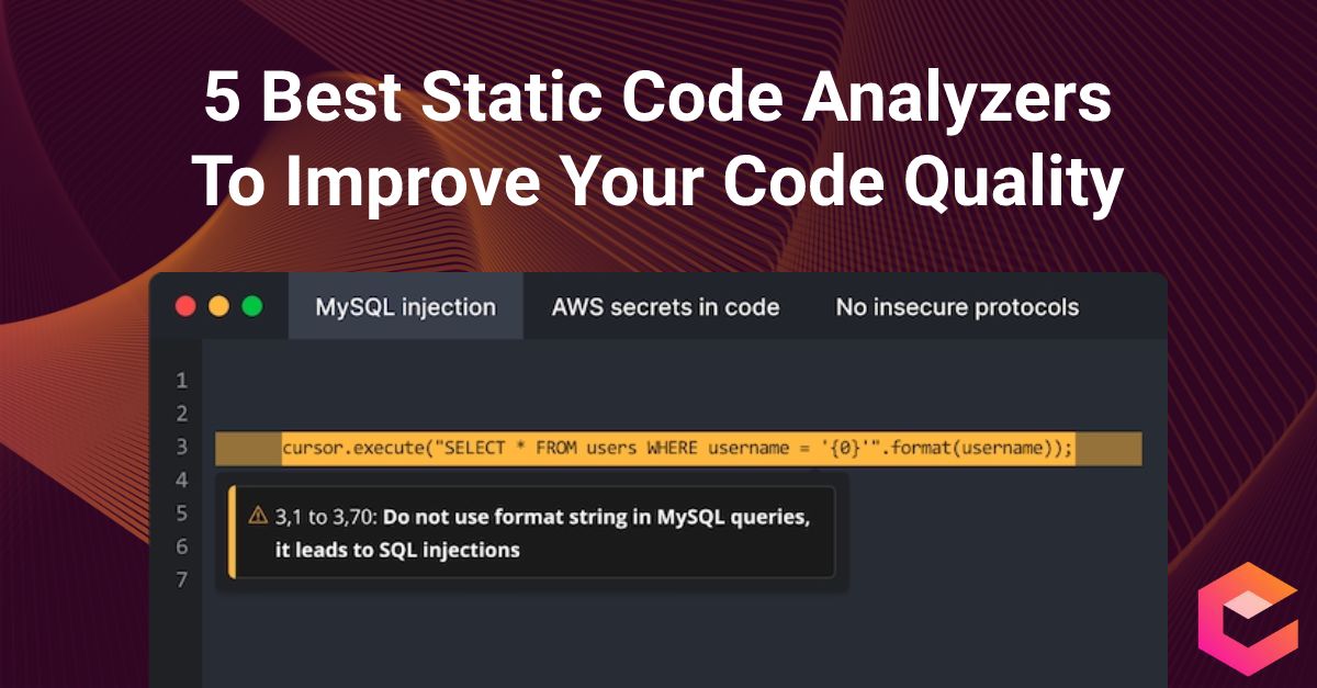 5 Best Static Code Analyzers To Improve Your Code Quality